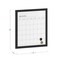 Martha Stewart Everette 18in. x 18in. Magnetic Calendar Dry Erase Board w/Blk Frame, w/Dry Erase Mrkr and 2 Mgnts BR-PM-MWP-4545-BK-MS - alternate 8